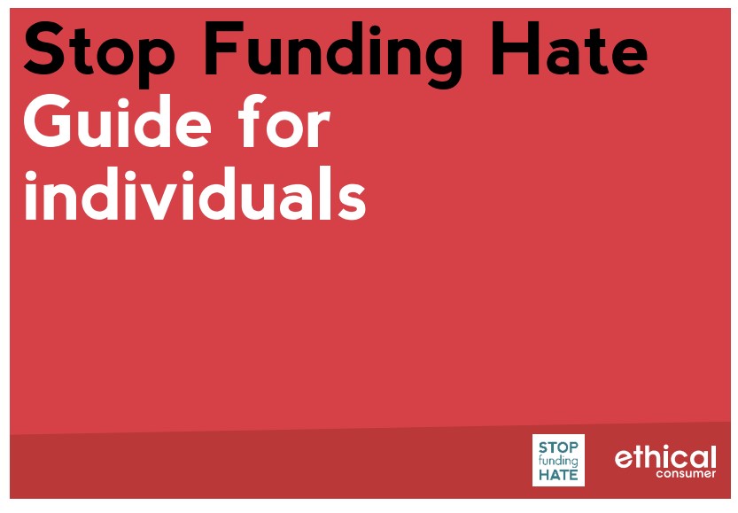 Click here to view the How To Stop Funding Hate individuals guide
